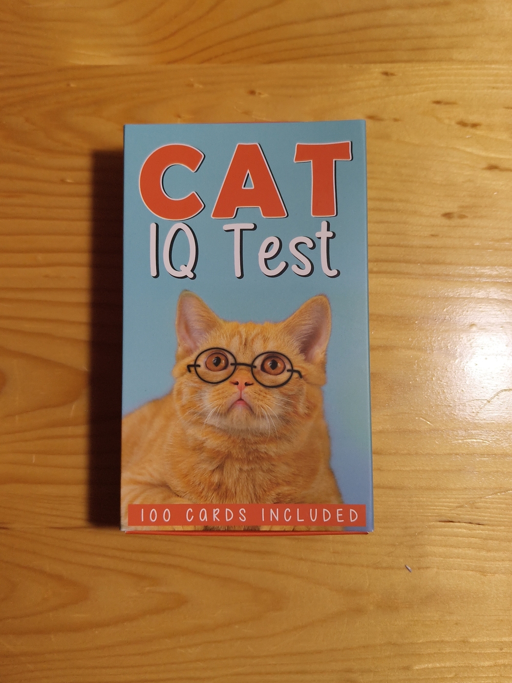 Cat IQ Test Card Game — BNIB